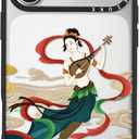 Clear TPU Phone Case Cover for iPhone 17 Pro Max with Design, Drop Protection, Cute Case for Girl Women, Chang'e Flies The Sky