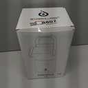 IDEUS Thermal Coffee Carafe 74oz (2,200ml), Stainless Steel Double Wall Insulated Vacuum Flask, Water Jug Coffee Server and Beverage Dispenser, Heat and Cold Retention (White, 74oz (2,200ml))