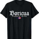 Puerto Rico Boricua Vintage Puerto Rican Flag Pride T-Shirt, S