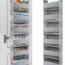 Extra Large Over The Door Organizer Storage 6-Shelves and 12 Side Pockets, Heavy Duty Hanging Door Organizer for Closet Bathroom Bedroom Nursery Pantry, Grey