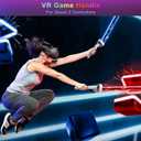 2 in 1 Long Arms & Handle Attachments Compatible with Oculus Quest 2 Hand Controllers, VR Gorilla Tag Long Arms/Stick Extension Grips for Meta Quest 2 Accessories for Beat Saber Golf Club Game