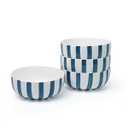 GIROFLIER Junko Cereal Bowls Set of 4-36 Ounce Ceramic Bowls, Japanese Noodle Bowl Set, Ceramic Bowls for Kitchen, Breakfast, Oatmeal, Microwave and Dishwasher Safe (Navy)