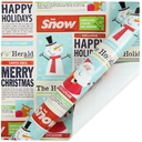 Vintage Christmas Wrapping Paper Jumbo Roll,  30" X 10' Per Roll (4 Rolls: 100 sq. ft. ttl.) 
