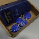 125khz RFID Reader Writer,Handheld RFID Copier,RFID Reader for 125khz Id and Hid Cards (with 5pcs T5577 Key Fob and 5pcs T5577 RFID Cards)