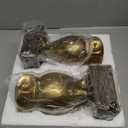 Bloomingville Resin Owl Shaped Bookends with Bronze Finish (Set of 2 Pieces)