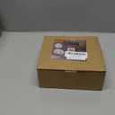 BESTTEN Keyed Same Exterior Door Knob and Single Cylinder Deadbolt Combo Set, Keyed Alike Entry Door Knobs with Lock and Keys for Entrance and Front Door, Satin Nickel