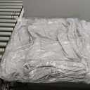 Patelai 11 Pcs Waterproof Patio Cushion Covers for Outdoor Sectional Furniture Wicker Rattan Patio Sofa Couch Chair Seat Pillow Slipcovers, 3 Sizes Covers Only (25.4 x 25.4X 3.54,Light Gray)