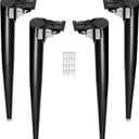Folding Metal Table Legs 4 PCS, 28.7" Height Industrial Modern DIY Desk Legs, Heavy Duty Steel DIY Furniture Legs for Home, Kitchen, DIY Tables and Desks, Height: 28 Inch, Diameter: 2 Inch