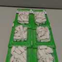 DIX38025 Wedge Cap Erasers for Grade K-12, White, 6 Pack