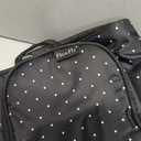 FlowFly Insulated Reusable Lunch Bag Adult Large Lunch Box for Women and Men with Adjustable Shoulder Strap,Front Zipper Pocket and Dual Large Mesh Side Pockets,Dot