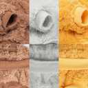 3 x Dog Sweater, 3 Pack Dog Sweaters for Small Dogs or Cats, Girl or Boy, Warm Dog Clothes Shirt Coat for Winter Christmas (Beige, Coffee, Yellow, XX-Small)