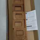 Upgraded Thick Floating Shelves - 24 Inch Multi-Use Wall-Mounted Bookshelves for Kids and Nursery, Ideal for Books, Toy, Spice Rack, Decor - Walnut Brown (23.60 Inch)