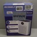 Air Purifiers for Home Large Room, Cover Up to 2400 Ft with True HEPA Filter, Smart Mode, PM2.5 Air Quality Display, 22dB Sleep Mode, Aromatherapy with 2X-Purification & 360Air Outlet, HAP603, White