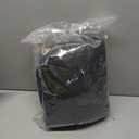 PHISOCKAT Long Vest for Women Sleeveless Reversible Puffer Vest Zipper Hoodie Fleece Vest Winter Outerwear Vests with Pockets, Black, Small