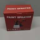 Cordless Paint Sprayer Compatible with Milwaukee M18 18V Battery(No Battery), Spray Paint Gun with 5 Copper Nozzles, Electric Paint Sprayer for House Painting, Paint Sprayers for Home Interior, Fence (Red)