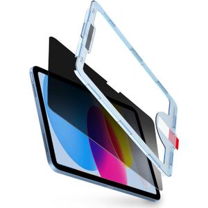 bersem Privacy Screen Protector Compatible with iPad 10th/11th Generation A16 (10.9/11 Inch, 2022/2025), Anti-Spy, Tempered Glass Film, EZ kit