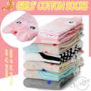 Unicorn Socks Gifts for Girls kids Cute Animal Fun Crew Fashion Funny Novelty Soft Cotton Socks 6 Pairs (3-5T)