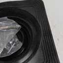 VIVIDA #3 Metal Roof Pipe Flashing, Metal Roofing Pipe Boot Kit, High Temp Silicone Vent Boot, for Tube OD 1/4" to 5", Square Base, Screws & Hex Socket Included, 1 Pack