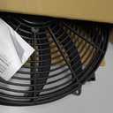 A-Team Performance 16" Electric Radiator Cooling Fan Kit - Reversible Push-Pull & 3000 CFM - 10 S-Curved Blades & Thermostat Control - Fan Mounting Kit & Universal Fit - 12V, 3-Pin Connector