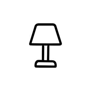 Bedside Nightstand Lamp with Gray Fabric Lampshade for Reading, Bedroom, Living Room