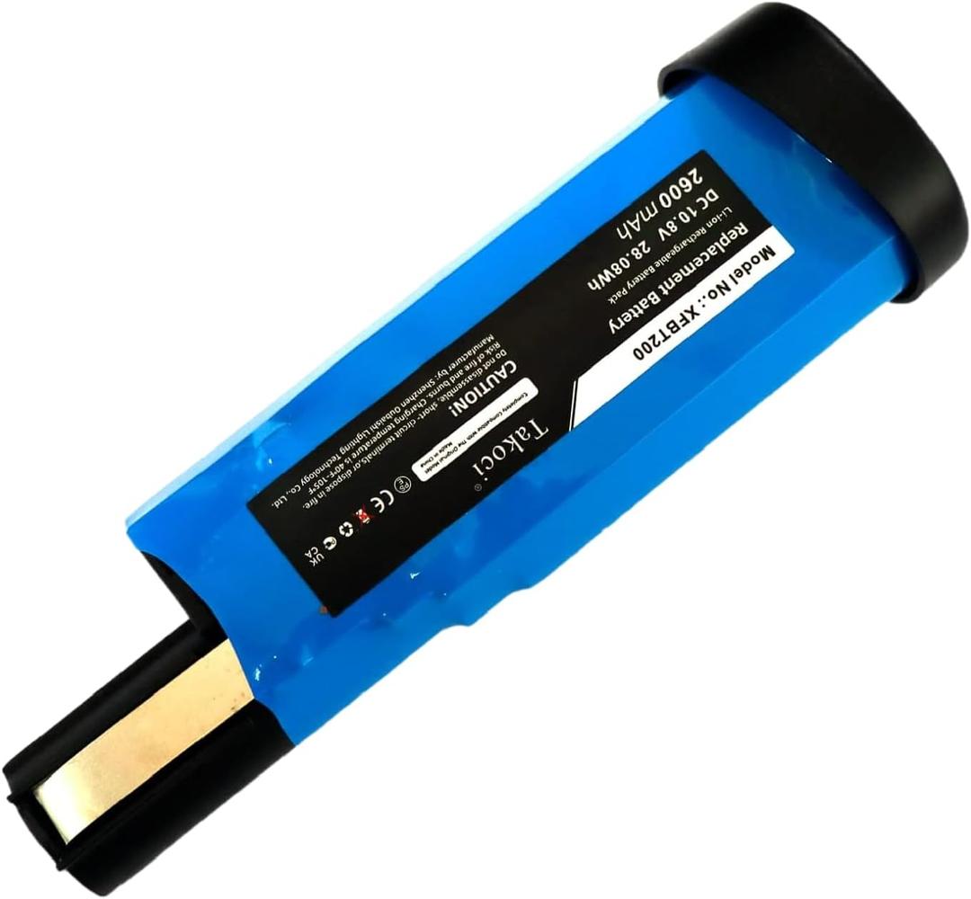 Shark Lithium-ion Battery xfbt200 wandvac wv201 wv200 wv205 wv220 RV851WV RV852WVQ 10.8V 2600mAh (Not Suitable for Voltage 7.2V Battery)