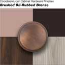 2 x Richelieu Hardware BP104596BORB Tremblant Collection 3 3/4-inch (96 mm) Center-to-Center Oil-Rubbed Bronze Transitional Cabinet and Drawer Backplate for Kitchen, Bathroom, and Furniture Pull Handles