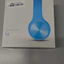 LilGadgets Connect+ Pro Wired Kids Headphones for School with Microphone, Volume Limiting & Noise Reduction Over-Ear Headset with Cord, SharePort Technology & SoftTouch Padding, Blue (Plain)