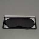 MZOO Luxury Sleep Mask for Back, Side Sleeper, Complete Light Blocking Sleeping Eye Mask Night Blindfold, 3D Zero Pressure & Spacious for Lash Extensions, Breathable Soft Eye Cover Flight Nap Travel (M-gray (Black Edge))