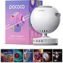 POCOCO Galaxy Projector + Fixed Star and Nebula Series Discs (6 Pieces)