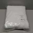 NICETOWN 100% Blackout Curtain Panels, Rod Pocket Window Curtains with Black Liner for Nursery, 84 inches Drop Cold and Full Light Blocking Draperies (White, 2 Pieces, 52 inches Wide Each Panel)