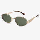 livho 2025 Trendy Oval Sunglasses - Stylish Polarized Shades for Everyday - Retro Metal Frames