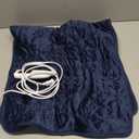 Electric Heating Pads, Heating Pad for Back, Shoulder, Hot Pad for Neck and Arms, Abdomen, Moist Heated Pad for Legs and Knee, Auto Shut Off(Dark Blue, 33''×17'')