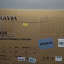 ONAVIA Weekly Calendar Dry Erase Board for Wall, Hanging 36"24" Double-Sided Magnetic Whiteboard with Hourly Slots, for Planning, Memo, to Do List, Home, Office, Work