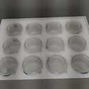 13 OZ Red&White Wine Glasses,Clear Water Goblets Set of 12,Multi-purpose Water Goblet Glasses Dessert Port Short Stemmed Drinking Glass for Party,Wedding,Home Bar