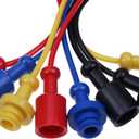 JZGRDN 8PK Hydraulic Quick Coupler Dust Cap & Plug Set Compatible with 1/4" John Deere 54D 60D 1023E 1025R 1026R 2025R 2026R 2032R 2036R 2038R 2305 2320 2720 2520 120R D120 D160 H120 H160 H165 X950R