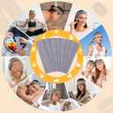 2 x Headbands for Women, 8pcs Stretchy Non Slip Soft Cloth Hair Bands for Sports, Workout, Yoga and Running