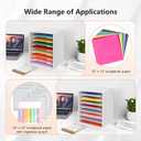 Krafetto Scrapbook Paper Storage Organizer Rack for Holding 12 x 12 Paper Storage Pouch, 8 Large Slots Desktop Papers Organizer Holder, File Sorter for Home Office School, 14 inches x 12.8 inches x 16.4 inches