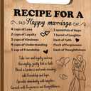 Wedding Gift for Couple 2026, Bridal Shower Gifts for Bride and Groom Engagement, Happy Marriage Cutting Board, Gifts for Wedding Shower, Newlywed Mr and Mrs Gifts Bride to Be Gifts