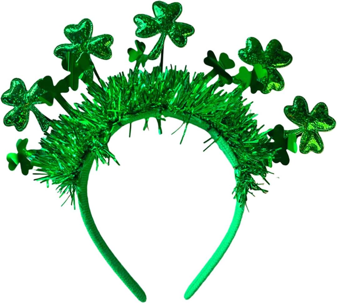 2 x St Patricks Day Headband Shamrock Headbands St Patricks Day Accessories for Women