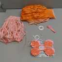 ALLHEARTDESIRES , Peach Tassel Garland, One Sweet Peach Birthday Party Decor, Peach Baby Shower, Peach First Birthday Backdrop, Peach Bridal Shower Wedding Hanging Décor Supplies,3 Pieces