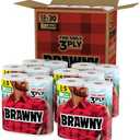 Brawny Tear-A-Square 3-Ply Paper Towels, 12 XL Family Rolls = 30 Regular Rolls, Strong, Absorbent, and Durable with 3 Sheet Sizes (Quarter, Half, Full)
