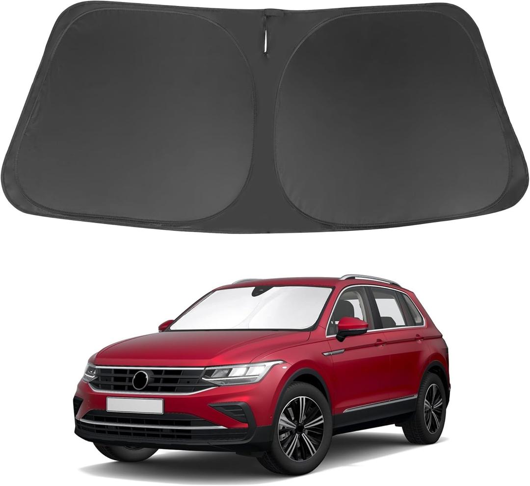 Windshield Sun Shade Fit for 2018-2023 Volkswagen VW Tiguan Accessories Window Sunshade Shield Sun Visor Heat Protection