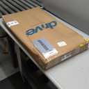 Drive Medical Overbed Table with Wheels - Secure Height Adjustment for Comfort - Non Tilt Surface - Smooth Rolling Design - Home & Hospital Use - Woodgrain Laminate Top - Silver Vein