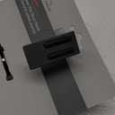 Spectrum Diversified Wilson™ Over The Door Triple Hook for Bedroom, Bathroom, or Entryway Storage