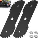 2 PK 243801-02 Edger Blade (7-3/4" x 2-3/4"), Compatible with Black & Decker LE750 & EH1000 EB-007AL Lawn Edger Blade - Replacement 243801-00, 243797-00, 40-519, for Craftsman Model CMEED400, (2 PK)