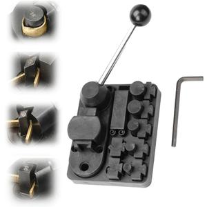 Metal Wire Bending Jig Set with Adjustable Dies, Metal Wire Jewelry Making Tools, Ring Bender Maker Tool Kit, for DIY Rings, Bending Metals, Jewelry Making,A Plastic