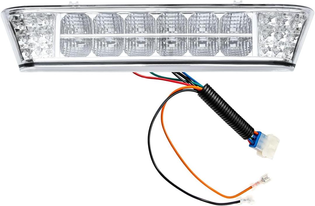 Golf Cart Precedent LED Headlight Light Bar Kit Compatible with Club Car Precedent 2004-Up Front Replace Head Light Bar 12V Assembly for Club Car Precedent (Precedent Head Light Bar) 