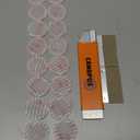 CANOPUS Circle Double Sided Adhesive Pads, Mounting Foam Tape, Made in USA, 5952 Roll, 8-PCs 1 in Diameter Circle Pack, with orange Box Cutter (1PC) and Razor Replacement (2PCs)