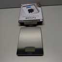 Taylor 11lb Stainless Steel Digital Kitchen Scale, Ultra-Thin, Silver