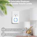 Door Chime, Satisure Wireless Door Open Contact Sensor Alarm Chime with 600 FT Range 58 Chimes 5 Volume Levels LED Indicators, Door Ringer Alert for Business/Store/Home/Office When Entering